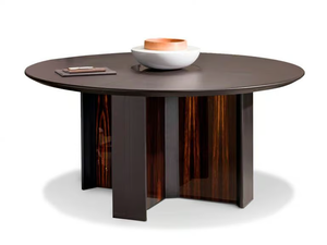 METEORA - Round wooden meeting table _ i 4 Mariani